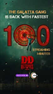 Santhanam Instagram - Thaaru maaru Success with 100 Million Streaming minutes 🤩🔥

The biggest comedy blockbuster of the year DD RETURNS is streaming now on ZEE5! ✨

@santa_santhanam @premanand031 @rkentrtaiment @surofficial @masoomshankarofficial @thangadurai_actor

#ddreturns #galattagang #santhanam #comedyking #zee5 #onlyonzee5 #santa #horrorcomedy #horror #comedyvideos #ddreturnsonzee5