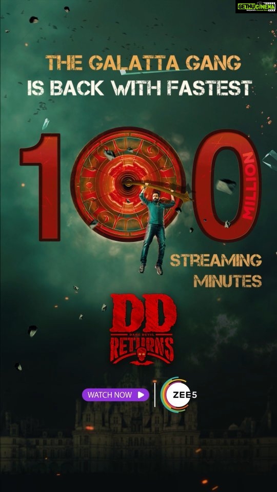 Santhanam Instagram - Thaaru maaru Success with 100 Million Streaming minutes 🤩🔥 The biggest comedy blockbuster of the year DD RETURNS is streaming now on ZEE5! ✨ @santa_santhanam @premanand031 @rkentrtaiment @surofficial @masoomshankarofficial @thangadurai_actor #ddreturns #galattagang #santhanam #comedyking #zee5 #onlyonzee5 #santa #horrorcomedy #horror #comedyvideos #ddreturnsonzee5