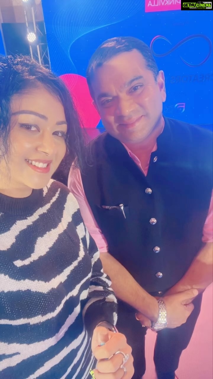 Sapna Vyas Instagram - … with Honourable Minister of Tourism, Goa… Shri. Rohan Khaunte @rohankhaunteofficial When Sir asked the content creators in the audience who had not visited Goa before this event… I was the only one 😬 but hearing him speak about how Goa is set to emerge as creative capital of India… I am sure, will be visiting Goa frequently for creating fab content. Big shoutout to @creatorsunitedglobal @gautam.mad @themadinfluence @pinkvilla