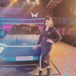 Sapna Vyas Instagram - Mahindra cars are obviously my fav… already a proud owner of a "Mahindra Thar." Witnessed the #MahindraEVFashionFestival at Tech Mahindra Infocity Campus, Hyderabad. What an incredible show! Thank you @mahindrarise for the invite 💖 Extremely elated to be a part of the electric revolution. 📸 - @angrepratiksha #mahindra #BE #xuv #bornelectricvision Tech Mahindra Info City SEZ-HYD