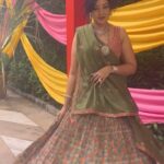 Sapna Vyas Instagram - Look Test ! Wearing chaniya choli from Looks Boutique, C.g. road, Ahmedabad @looksboutique6