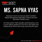 Sapna Vyas Instagram - Ms. Sapna Vyas is a certified coach with American Council on Exercise (ACE), she is a Weight Management Specialist, Fitness Nutrition Specialist and Health Coach. She is also an author, Public Speaker and Entrepreneur. Her achievements includes her being a member of the general body of the Sports Authority of India and Fit India Icon. Ms. Sapna’s work revolves around the idea of helping people to adopt a healthy lifestyle through her writing, speaking engagements and workshops. She has over 9 years of consulting and coaching experience in the field of fitness and weight management. She conducts regular lectures at various dignified institutes across the country such as IIT Roorkee, IITBHU and Patiala University. When she documented her journey in a video, she was inundated with requests for tips. That's when she decided to use the power of social media. She has made an impression using social media websites like Instagram and YouTube channels, where she not only gives workout guidance but also diet and nutrition tips. Her social media influence garnered a whopping 1.6M followers. Her fitness journey is a testament to the fact that you can achieve your fitness goals with determination and rigorous training. Witness her journey at TEDxGCET 2022 on the 24th of September. #cvmuniversity #gcet #gcetofficial #gcetians #vallabhvidyanagar #tedxgcet #tedx #tedtalks #tedxtalks #ted #tedxspeaker #tedxyouth #publicfigure #tedxaudience #tedxevents #ideasworthspreading #tedtalk #tedxtalk #engineeringcollege #student #vvn Anand, Gujarat