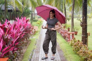 Sapna Vyas Instagram - Look at the beauty of Kerala ☂ @nattikabeachayurvedaresort The Nattika Beach Ayurveda Resort