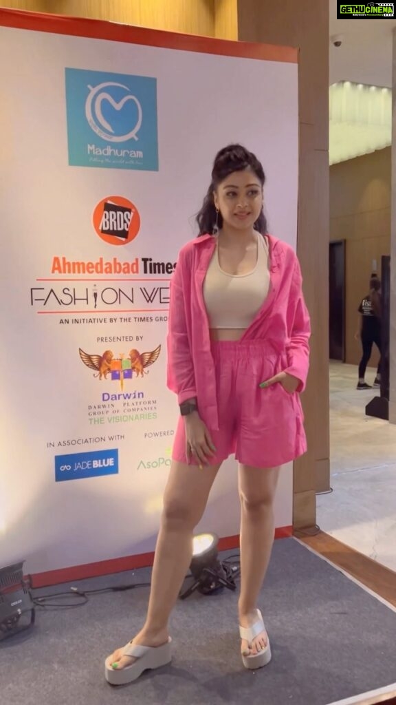 Sapna Vyas Instagram - Ahmedabad Times Fashion Week Witness the fashion show with me in the coming posts. 💕
