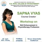 Sapna Vyas Instagram - I thoroughly enjoy teaching. It is an honour to be in this role and that too with such a reputed college @bnpatelcollegeofphysiotherapy Thank you Ms. @arrpitaarorah for inviting me for teaching this course.