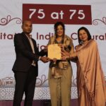 Sapna Vyas Instagram – Humbled to be recognised as a Cultural Brand Ambassador of India on the 75th year celebration of our independence. Thank you @ministryofculturegoi @amritmahotsav

#75for75 #HarGharTiranga #AmrtiMahotsav #DilseDesi #MeinBharatHu Asiatic Society of Mumbai Central Library