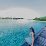 Sapthami Gowda Instagram - Paradise fosho 🏝️🌊☀️❤️🧿 @holidayinnresortmaldives ! Book your stay and vacations @adventurous_hodophiles #hereatkandooma #ihg #kandooma Holiday Inn Resort Kandooma Maldives