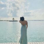 Sapthami Gowda Instagram - Paradise fosho 🏝️🌊☀️❤️🧿 @holidayinnresortmaldives ! Book your stay and vacations @adventurous_hodophiles #hereatkandooma #ihg #kandooma Holiday Inn Resort Kandooma Maldives