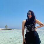 Sapthami Gowda Instagram - If you can get used to this face then, I can definitely get used to the tan lines and beach hair ❤️🧿 @holidayinnresortmaldives #hereatkandooma #ihg #kandooma Holiday Inn Resort Kandooma Maldives