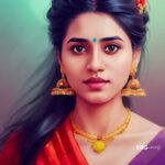 Sapthami Gowda Instagram – Thank you team @krg_connects for these AI renders ❤️❤️🥺🥺
I now want to play a warrior princess after looking at these ❤️
I love them 🫶🏻🫶🏻

🧿