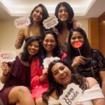 Sapthami Gowda Instagram - End of year trip for us girls 🥰🧿 Pune Part -1 🙈 The only reason for us to travel to Pune was Abi who has been there for each one of us in someway or the other to help us out 🫶🏻 Immense love and respect for all my girls who’ve turned out to be such strong independent women today ❤️🧿 Also, our dear Harshitha is soon going to get married and we wanted to do something nice for her since she’s like the nicest out of us nasty ones 😂❤️🥂 🧿🧿