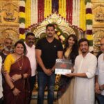 Sapthami Gowda Instagram - ಕಾಳಿ ಮುಹೂರ್ತ ಮಹಾಕಾಳಿಯ ಸನ್ನಿಧಿಯಲ್ಲಿ, #Kaali ಆರ್ಭಟ ಶುರು🔥 #RRRMotionPictures @abishekambareesh @krisshdop @iswapnakrishna @charanraj27185 #KaranukarA @dskcuts @krg_connects Nim ellara preethi, ashirwada irali ❤️🧿