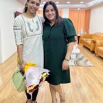 Sapthami Gowda Instagram - Having been an ardent fan of maintaining a consistent skincare routine, I am thrilled to start my journey with Dr. Jamuna Pai’s SkinLab. Having catered to various skincare based services and well trained professionals who provide an in-depth understanding of each treatment, there’s nothing more satisfying that seeing great results to your queries. Thank you @rajathi.kalimuthan for your incredible hospitality, giving me a complete understanding of SkinLab and the treatments available at the clinic. It was lovely meeting you and your talented team, and I can’t wait to share my experience with my Instagram family. Stay tuned to my journey with @skinlabindia and if you have any questions, do drop the same in comments. #skinlabbangalore @drjamunapai