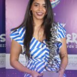 Sapthami Gowda Instagram - Sapthami Gowda won the title of ‘Rising Star Of The Year’ at the OTTplay ChangeMakers Awards Night 🚀✨ We congratulate @sapthami_gowda on her achievement. What a fantastic win! 💜🥳 . Real Fruit Juices & Beverage Presents #OTTplayChangeMakers Awards 2023 @realjuices . Associate Sponsors @healthhorizonsindia 🏥 @greyon_cosmetics 💅💄 @dpaulstravel 🧳✈️ . . . . #RealJuices #RealActiv #HealthHorizons #DPauls_Travel #GreyOnCosmetics #OTTplay #OTTplayPremium #MazeyKaroMultiply . . #SpathamiGowda #Kantara #KollywoodMovies