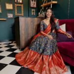 Sapthami Gowda Instagram – ❤️💙🧿

Styling: @tejukranthi 
Assistant Styling @khushi_jagadisha 
Outfit @label_manu__gowda
Hair : @prashanthhairstylist
Jewel @atiracreations