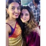 Sapthami Gowda Instagram - Leela wearing leela’s saree ❤️🥹🧿 Styling - @tejukranthi @kalasthreebytejaswinikranthi Assisted by - @khushi_jagadisha Jewellery- @sunrisesilversmiths 🥰