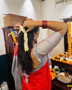 Sapthami Gowda Instagram - ದಸರಾ ಹಬ್ಬದ ಶುಭಾಶಯಗಳು♥️

Saree,blouse,location,pooje,bonus @tejukranthi @kalasthreebytejaswinikranthi 

🧿