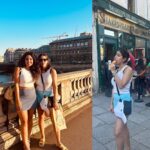 Sara Ali Khan Instagram – Coffee, culture and sunsets 🌇 ☕️🎨🖼️🍫🥐🥐🍓🍒
A frothy almond milk cappuccino, walks to louvre- with mandatory coffee, chocolate and pop up art gallery stops, gym sessions & jam binges…
Sunsets and moon rises behind the Eiffel Tower, and under the Eiffel Tower and on!!!… afternoon strolls with mommy & monet🌷 evening ones with Shakespeare & co.. 📚 
And our extremely embarrassing and hazardously heavy exit 🚂🚆
au revoir Paris 🇫🇷💘
#paris #hotellutetia 
@hotellutetia @thesetcollectionofficial @thetravelbusco Paris, France