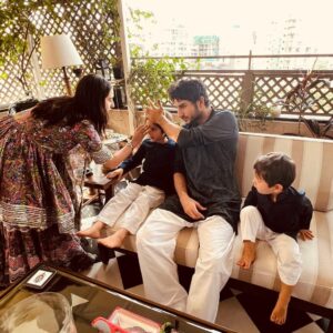 Sara Ali Khan Instagram - Happy Raksha Bandhan 🥰🥰🥰