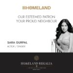 Sara Gurpal Instagram - Live next to Ms Sara Gurpal, Actor/Singer Homeland Group proudly presents its latest residential development, Homeland Regalia, which boasts of city's best & influential neighbourhood. #HomelandGroup #Homeland #HomelandRegalia #ProudOwnersOfHomeland #CelebrityTower #Actor #Singer #sarakehndi #Neighbourhood #StrongNeighbourhood #LuxuryApartments #Chandigarh #Mohali #celebrityhomes #celebrity #forselectedfew #mostpowerfulladdress #luxurylifestyle #WorldClassLuxury