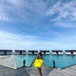 Sara Gurpal Instagram - #SaraKehndi Colours of 🌏 are better than colours of people 🤍 . . . . Use my code RBRSARA40 To book your stay with @reethibeachresort Book Dates : 10 July 2023 – 10 Aug 2023 Stay Dates : 10 July 2023 – 20 December 2023 Reethi Beach Resort, Baa Atoll, The Maldives