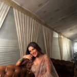 Sara Gurpal Instagram - Drop a heart 🤍 . . . . Styles by @bhwdp Wearing ; @vibhaamitt Jewellery: @anaghaartsnjewels