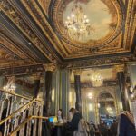 Sarah Khan Instagram - Just a regular Starbucks in Paris 💕☕️🍰 Starbucks Opéra Garnier