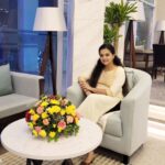 Saranya Mohan Instagram - ❤❤ Location @gokulamgrand_tvm 👗@deinudesigns