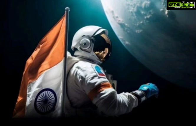 Saranya Mohan Instagram - Jai Hind❤Congratulations ISRO. #chandrayan3