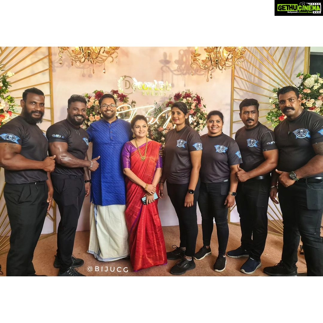 Saranya Mohan Instagram - 'Shielded ' ft Shield Bouncers Trivandrum ❤ #fahinoorwedding