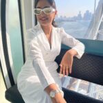 Sastika Rajendran Instagram - 🐇🤍 Styled by @swetha.raghul 🌸 #Sharjah #Peace #Ilt20 #Eyeoftheemirates #Thankyou #2023 Eye of the Emirates, Al Qasba Sharjah