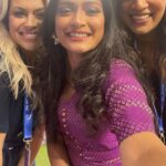 Sastika Rajendran Instagram - Ten minutes into the first game. We are still here ❤️😅 #ILT20 Dubai International Stadium