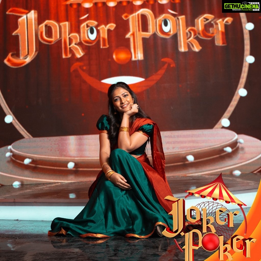 Sastika Rajendran Instagram - #JokerPoker today at 9.30 PM on @zeetamizh