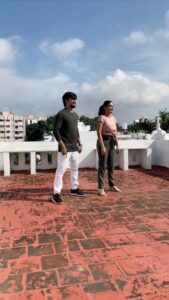Sastika Rajendran Instagram - #Macarena ft @balaji_krishnan_ 💫💁‍♀️💥