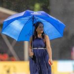 Sastika Rajendran Instagram – Wednesday’s (not so) blue! 
💙🦋☔️⛈️

#Wednesday #tnpl2023 #tnpl #NammaOoruNammaGethu NPR Group of Institutions