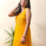Sastika Rajendran Instagram – Sending you all some #Yellove 💛🐝🌼🍋🌕🍯🧀
Wearing a 👗 from someone very special @vj_nivedhita ❤️❤️❤️ Chennai, India