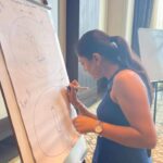 Sastika Rajendran Instagram - Idho Chandramukhiyoda Pudavai.. Vanga Nagayellam Kaatren Oddiyaanam Kaasumaalai Nethichutti Salan.... Salangaii.. Onn...Onnudhaana iruku.. Innonnu Enga Poachu? Idho ithuthan Indian team adutha 5 naaliku thanga pora edam. Vaanga ella idamum kaatren. Ithu than swimming area, Ithu than game area, Inga than plans and strategies poduvaanga, Inga thaan team meeting nadakkum, Ithu thaan Avanga Avanga view. Cup.. cup.. World Cup Enga…? Ganga chandramukhi room ku pona Chandramukhi ah ninna Chandramukhi ah thanna nenachukitta Ganga chandramukhi aah maaritaaaa 🤣🤣🤣 ICC Cricket World Cup 2023 begins today and I CANNOT contain my excitement for this! Bringing all the live updates from chennai about the Indian team still feels like a dream. Stay tuned and watch all the live action on @starsportstamil @starsportsindia 🏏❤️💙 #cwc2023 #icc #cricket #worldcup #worldcuponstar #followtheblues The Leela Palace Chennai