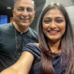 Sastika Rajendran Instagram – Fan-girl today with the fan-boy of yesterday 🥳🥳🥳

#BetterTogether #ipl2023