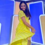 Sastika Rajendran Instagram – What a fantastic end to the most incredible season. 

Big big thanks to the entire crew of #StarSportsTamil for making it very very memorable for a rookie like me. 💛💛💛

Returning it with 🫰🫰🫰#Yellove

👗 courtesy : @nandhinee82 ❤️❤️❤️ Star India