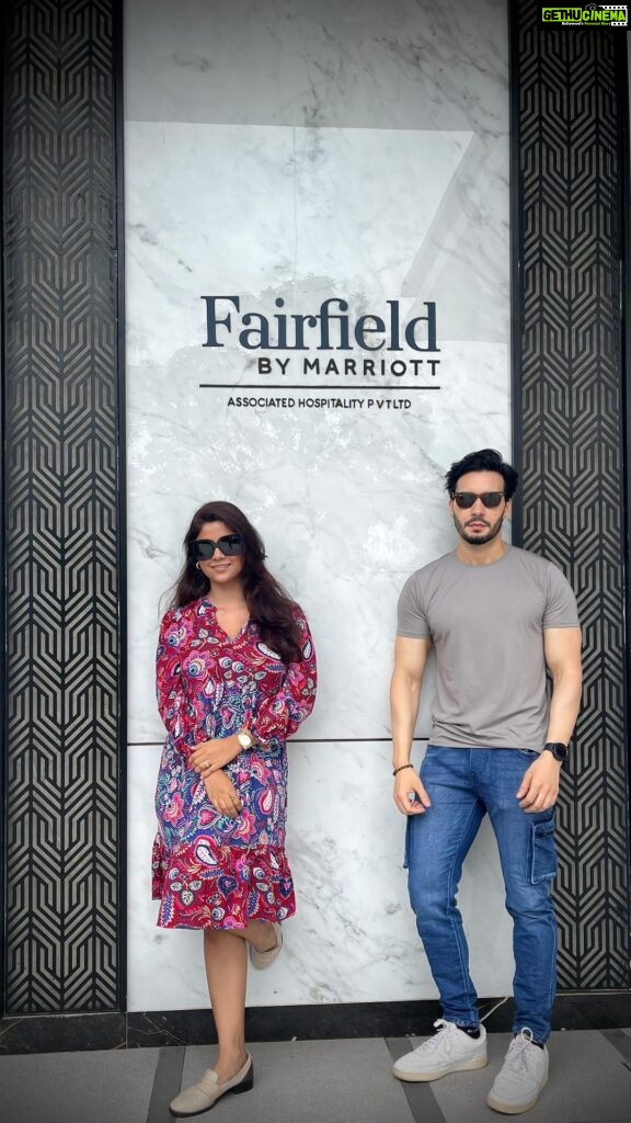 Sayantani Ghosh Instagram - 🌈Weekend Staycation... . Thank you @fairfieldbymarriottmumbai for hosting @anugrah0070 n me so beautifully ..❤ Loved every bit of our stay. For starters, our room(executive suite) was superb,so spacious and with an amazing view! Literally felt like being amidst the clouds.. Sitting by the window,listening to the music of the raindrops n staring into the vast sky was pure bliss !! Your rooftop poolside had such a scenic view ! Really enjoyed walking around ,hand in hand with my hubby, feeling the breeze caress us and having some meaningful conversations ! The ambience was perfectly romantic ❤ And the food during our entire stay was delicious ! Ur buffet spread is not only tasty but also really widespread with enough options to take care of everyone's food preferences .. Sunday brunch again was joyful ! The live band music was such a golden touch to enjoying the romantic monsoons ☔ So thank for such amazing hospitality, the perfect weekend getaway that we needed ..can't wait to revisit and make more memories ❤ Love 💞 . #staycation #weekend #weekendstaycation #getaway #weekendgetaway #fairfieldbymarriott #fairfieldbymarriottmumbai #romantic #hospitality #mustvisit #love #anugrahtiwari #sayantanighosh ❤
