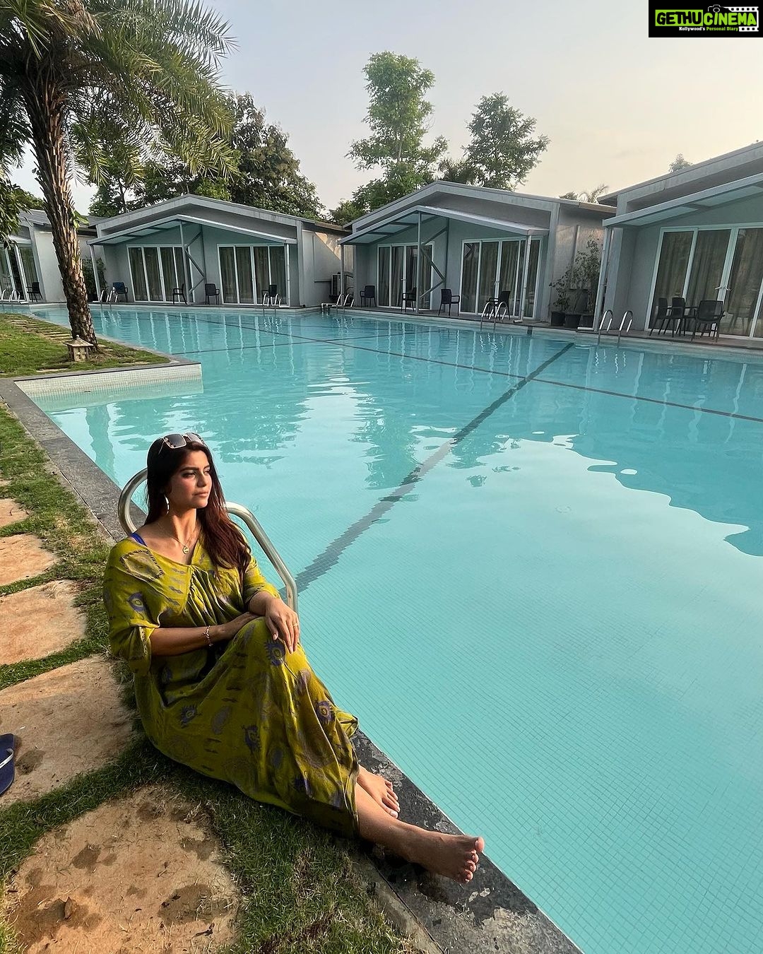 Sayantani Ghosh Instagram - Missing the lovely stay at @theforestclubresort ☘️ Can't wait to revisit ... 💚 . @zuperhotels . #awayfromthecity #nature #peace #awayfromthehustleandbustle #tranquility #enjoy #love #lovefornature 💚