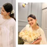 Sayli Patil Instagram - Love. Happiness. Modaks. Flowers. Colours. 🌸🌹💫🙏 10 days of Pure love:) गणपती बाप्पा मोरया