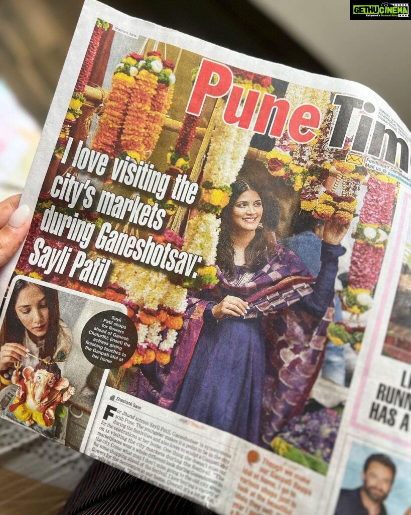 Sayli Patil Instagram - Hello, Pune Times :) 🌸