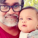 Selvaraghavan Instagram - Some Rishi cuddles to lift low spirits! Time just zipped by! He’s a little rowdy papa now!