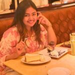Shaalin Zoya Instagram – They say you have to cut your sugar intake in order to lose weight and stay healthy. And I absolutely agrees to this. Cutting any forms of sugar from your diet is necessary. But, heart wants what it wants baby. I couldn’t able to manage events happening in adult life as easy as I thought. Genuinely it’s a roller coaster ride. it’s not always how you see it on Instagram or anywhere on social media. It’s just us flaunting it here to be that cool person bruh. Not real. Don’t believe anything. But I will choose this rather than spreading negativity any day. Since life’s been doing its work I need my little bit of pleasure and that is sweets! If I’m feeling low or depressed I need to have my sweets chocolates or favourite cake. I know the side effects. But I also know that, If I say no to my cake today, I might not survive another hour. It’s not just self love, it’s self help darling. I know the consequences of breaking my diet and not exercising regularly. But I also know that if not me, then who will prioritise the mental health? I love you my cheesecake. All day. Anyday.