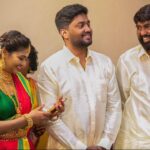 Shalu Shammu Instagram - Siblings 😍 @shalushamu @ravi_ranganathan @velubook2339 #shalushamu #shalushamuvlogs #siblings #loveforever #loveeachother #brotherhood #traditionalwear #functionmode