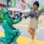 Shalu Shammu Instagram - Feeling like a princess 👸 Guess the name of the Green Man !!? #shalushamu #shalushamuvlogs #malaysia #kualalumpur #streetstyle #candidphotography #livethemoment #happyme SOGO,Jalan TAR, Masjid Jamek