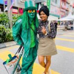Shalu Shammu Instagram - Feeling like a princess 👸 Guess the name of the Green Man !!? #shalushamu #shalushamuvlogs #malaysia #kualalumpur #streetstyle #candidphotography #livethemoment #happyme SOGO,Jalan TAR, Masjid Jamek