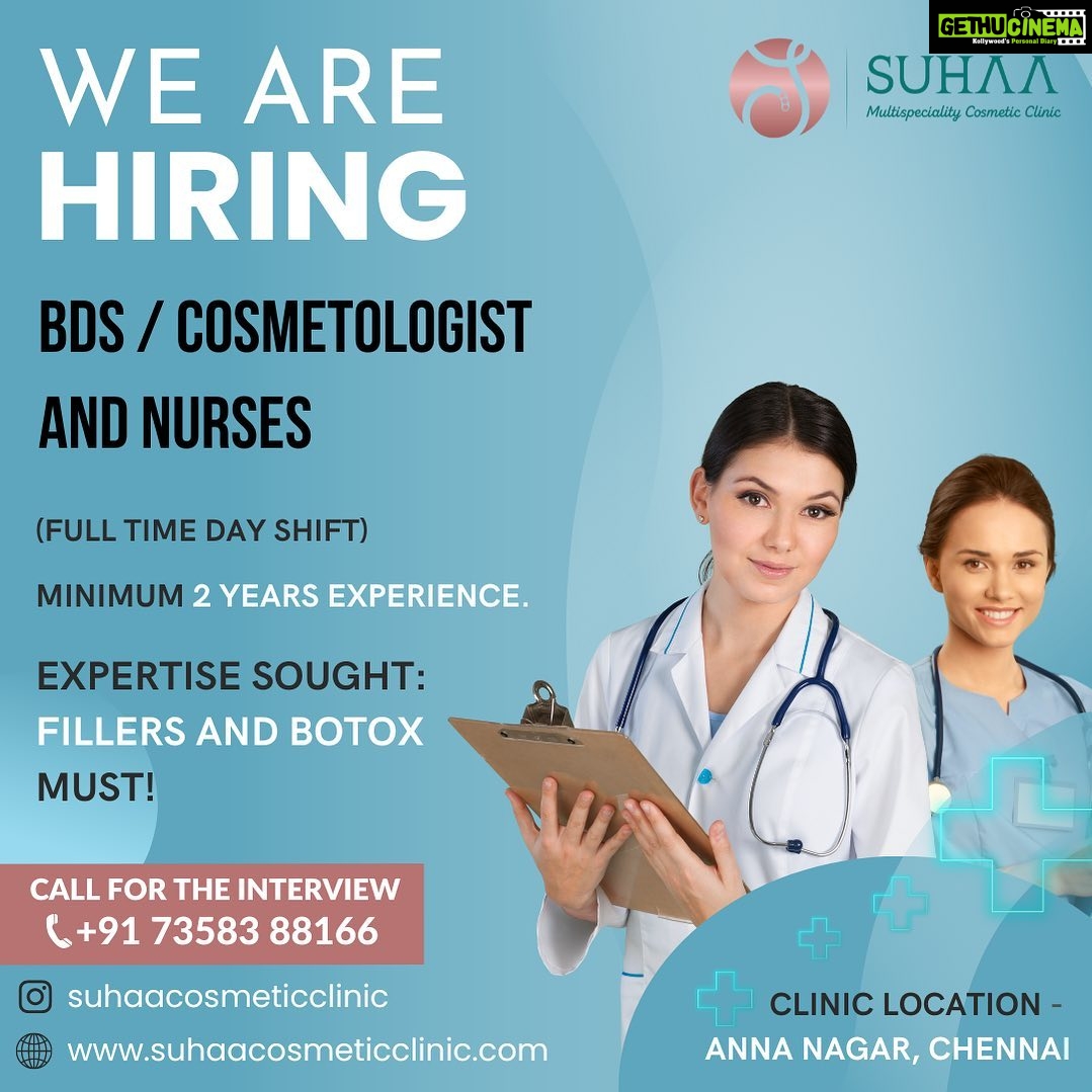 Shalu Shammu Instagram - Yes We Are Hiring…. Wanna Apply Do Contact Us: 📞 - +91 8925723337 🌐 - WWW.SUHAACOSMETICCLINIC.COM #suhaamultispecialitycosmeticclinic #suhaacosmeticclinic #suhaaclinic #suhaa Suhaa Multispeciality Cosmetic Clinic
