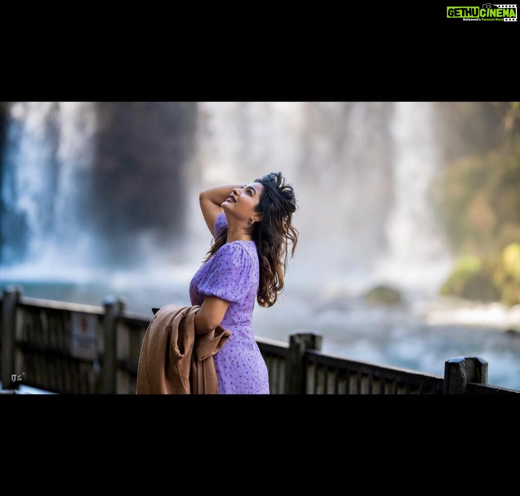 Sharanya Turadi Instagram - If the thunderous sound of a waterfall doesn't give you a sense of inner peace, I don't know what else will ☁️🕊️ #travel #turkey #turkiye #tourism #sharanyaturadi #gttravel #dudenwaterfall Düden Waterfalls